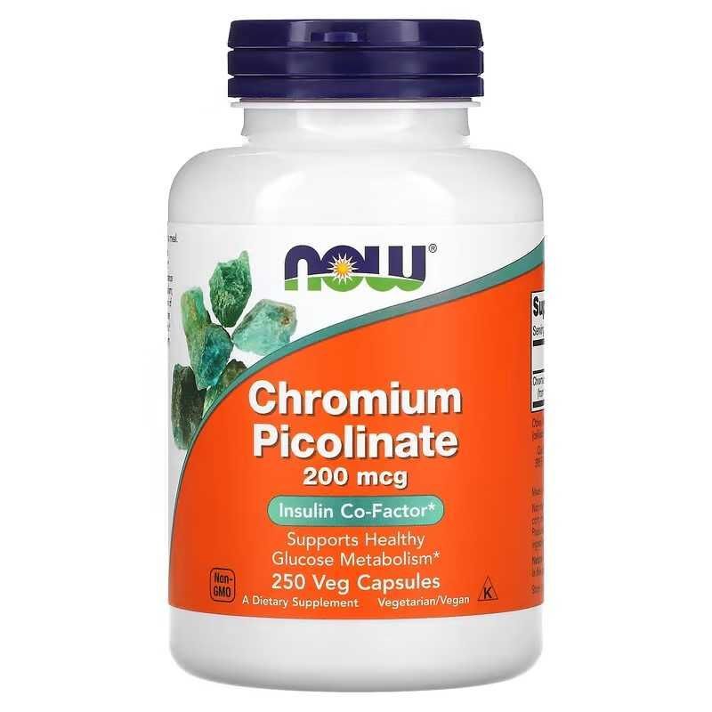 NOW Foods пиколинат хрома Chromium Picolinate now хром hrom xrom хром NOW Foods пиколинат хрома Chromium Picolinate now хром hrom xrom хром