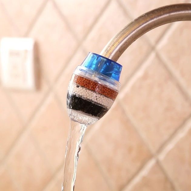 Фильтр для воды на кран пятислойный грубой очистки Фильтр для воды на кран пятислойный грубой очистки