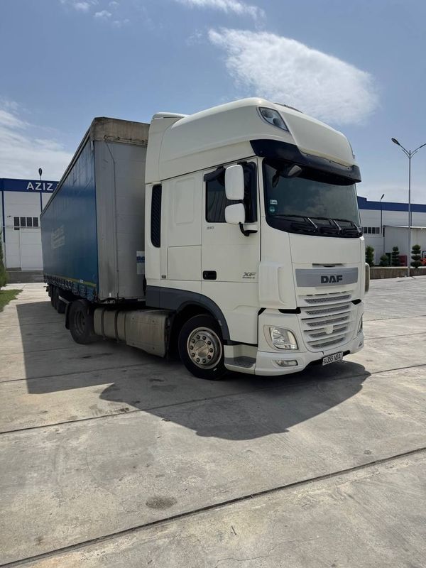 DAF XF - 510 EURO 6 + KOEGEL прицеп Мега 105 куб Бак 1050 литр От ку
