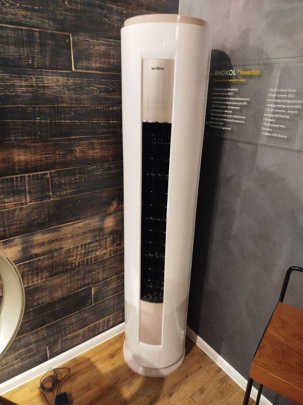 Колонный кондиционерлар Midea va Welkin dan