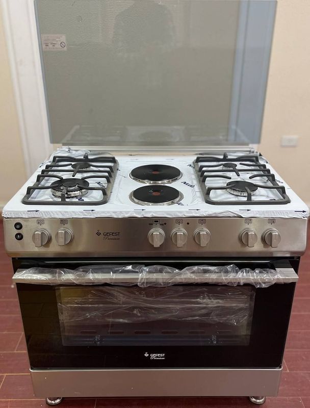 Комбинированная плита Gefest (90×60) INOX model: GF1042IX Доставка Комбинированная плита Gefest (90×60) INOX model: GF1042IX Доставка