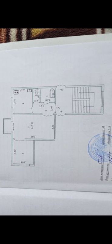 Продаётся 2х комнатная квартира
