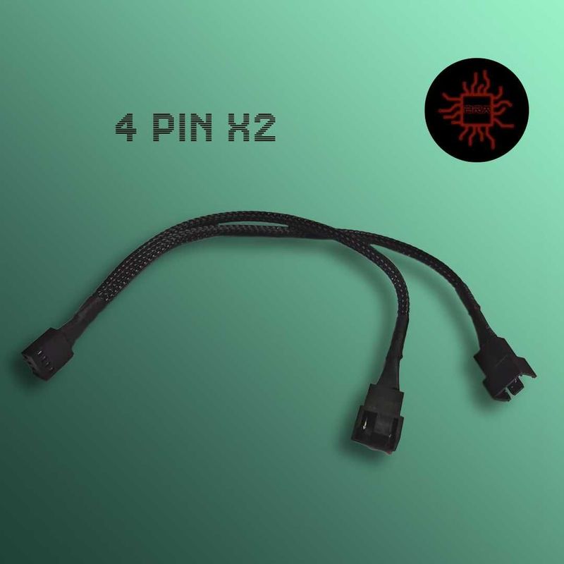 4pin fan разветвитель для вентиляторов сплиттер хаб x2/x3/x4/x5/x10