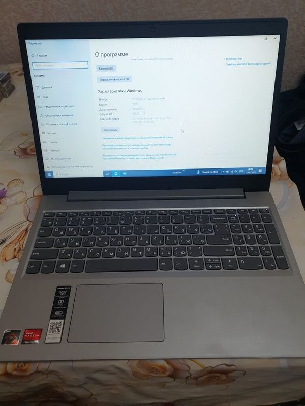 Notbuk lenovo holati yaxshi