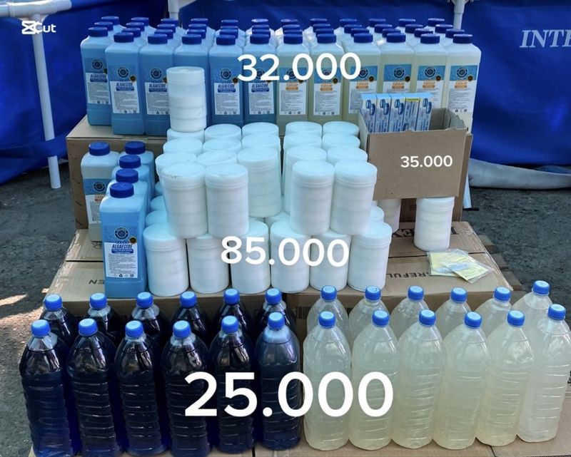 Bassenga xlor suvlari