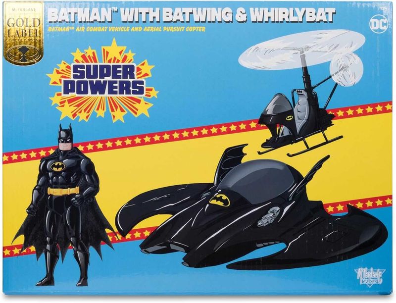 McFarlane Toys -Бэтмен DC с крыльями летучей мыши и вихревой летучкой