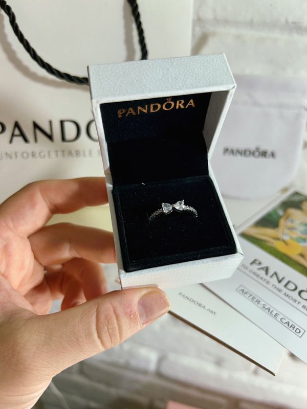 Кольцо Pandora бантик серебро 925 пробы Кольцо Pandora бантик серебро 925 пробы