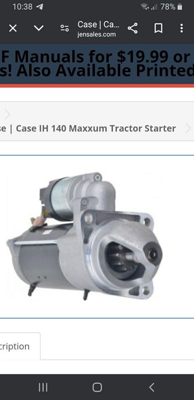 Mx 140 starter garantiya