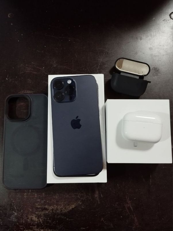 iPhone 14 pro max(purple) 256gb + AirPods Pro