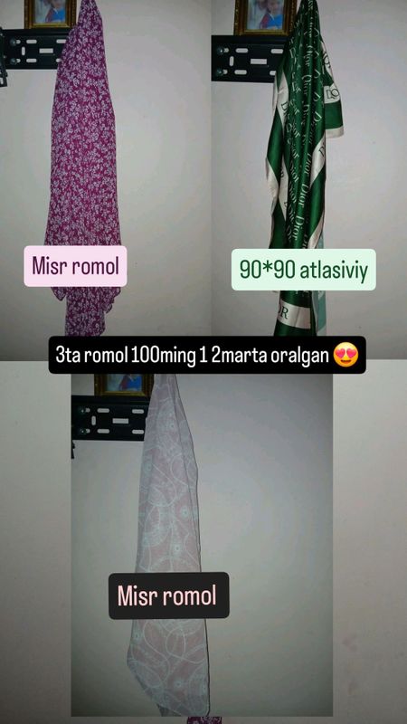 3ta romol 100min alohida osilayam chqazberaman