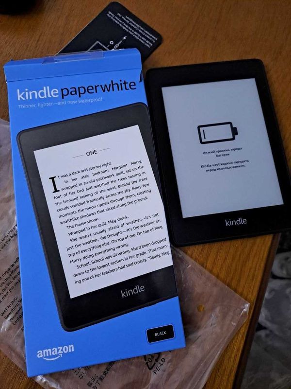 Kindle paperwhite. Электронная книга. Читалка