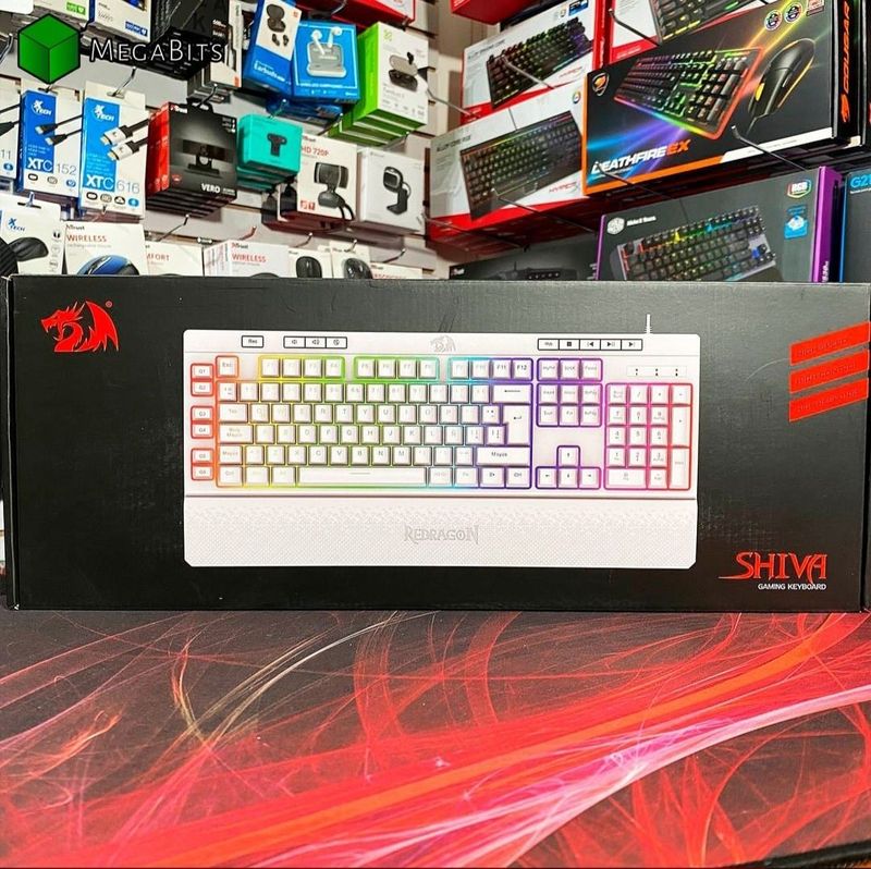 Топ! Redragon SHIVA RGB Мембраная Игровая Клавиатура