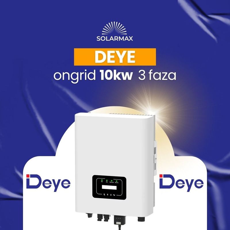 Deye 10kw 3-fazali invter SUN-10K-G06P3-EU-AM2-P1 modelidagi Deye 10kw 3-fazali invter SUN-10K-G06P3-EU-AM2-P1 modelidagi
