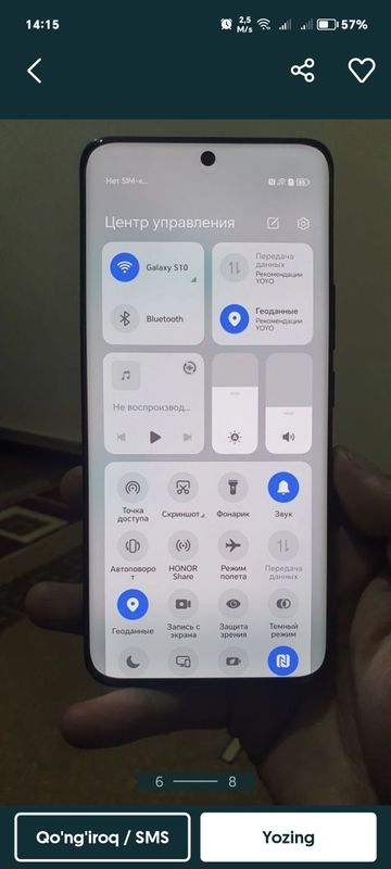 HONOR 90 256GB ROM 16GB RAM kafolati bor yangi telefon ishlashi yuqori