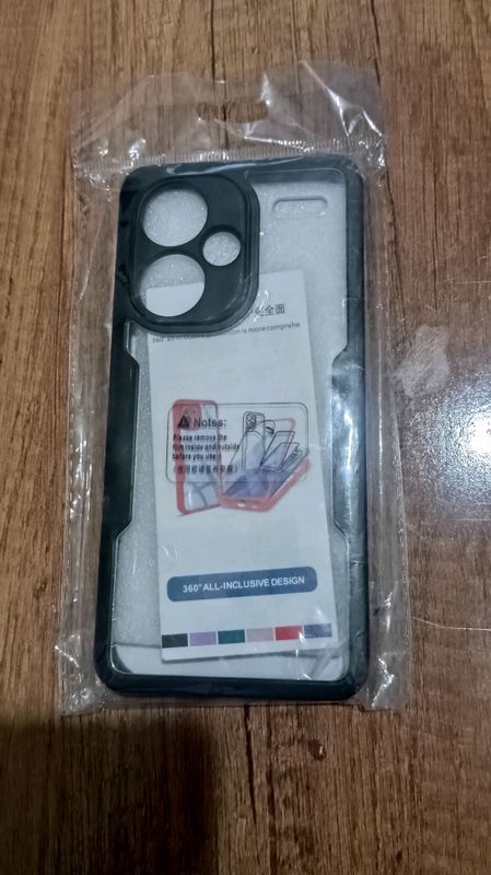 Redmi note 13 pro+5G uchun chexol oyna va orqasiga