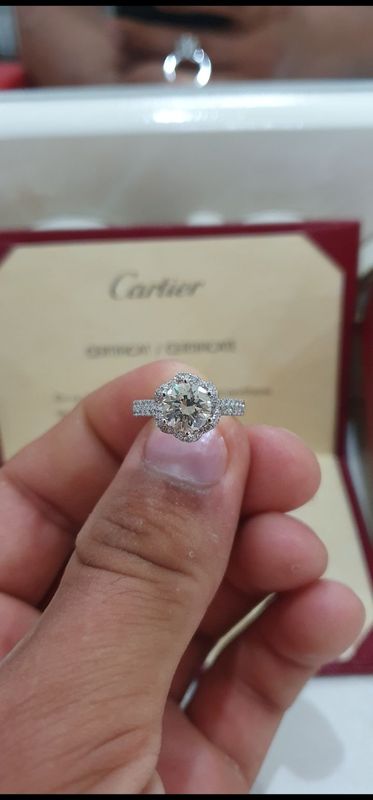 Бриллиант кольцо 1.97 ct 750 проба