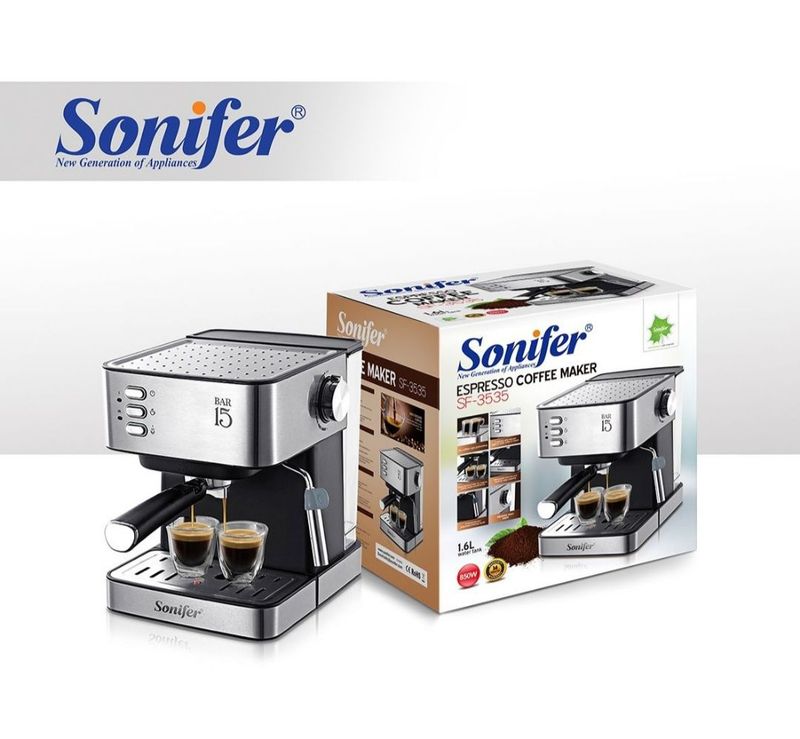 Кофемашина кофеварка эспрессо латте капучино Sonifer sf-3535