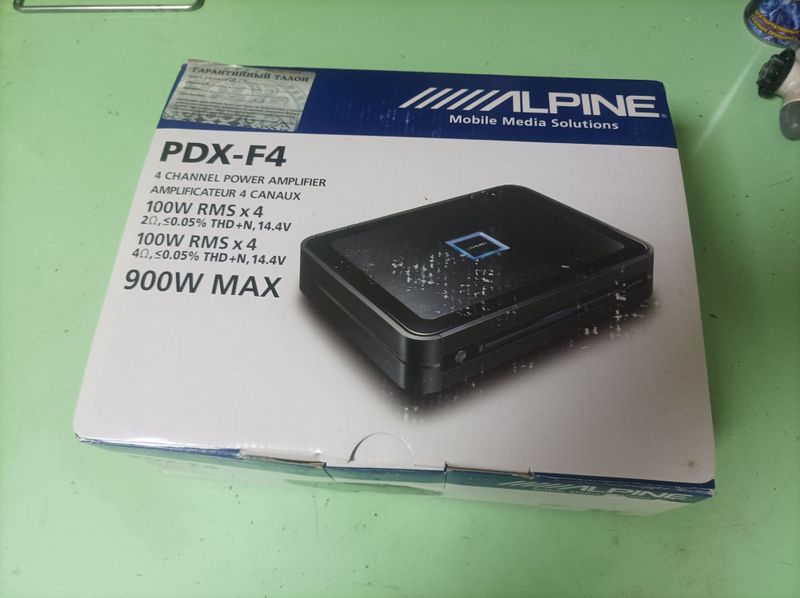 4-канальный усилитель Alpine PDX-F4 Alpine PDX-F4 4-канальный усилитель Alpine PDX-F4 Alpine PDX-F4
