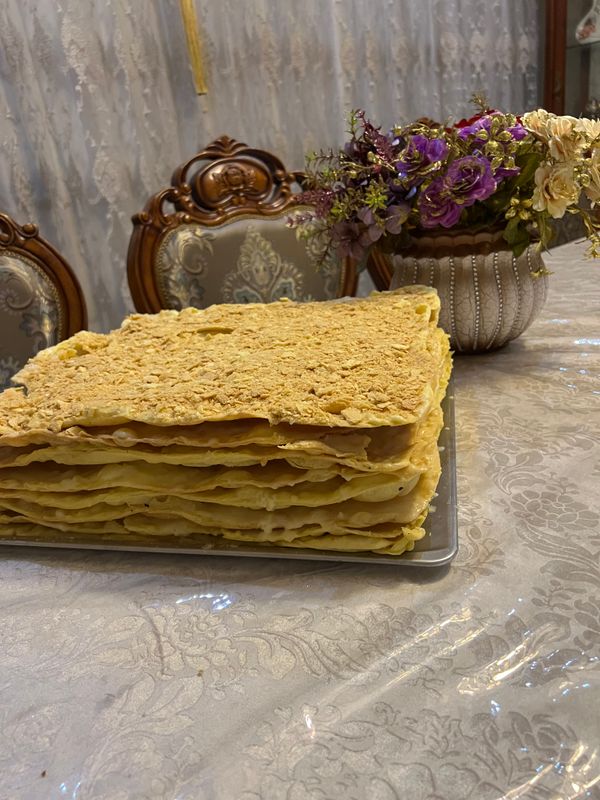 Вкусный многослойный напалеон 1 лист 300 тысяч сум