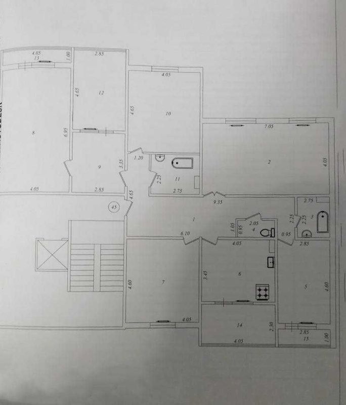 6 комнатная, 194 м², Юнусабад, м. Шахристан, Корзинка