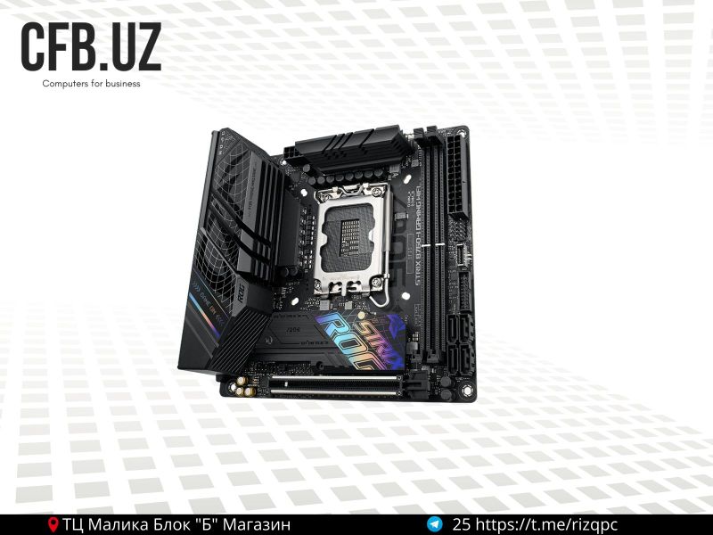 ASUS ROG STRIX B760-I GAMING WIFI - Компактная Мощь для Игр ASUS ROG STRIX B760-I GAMING WIFI - Компактная Мощь для Игр