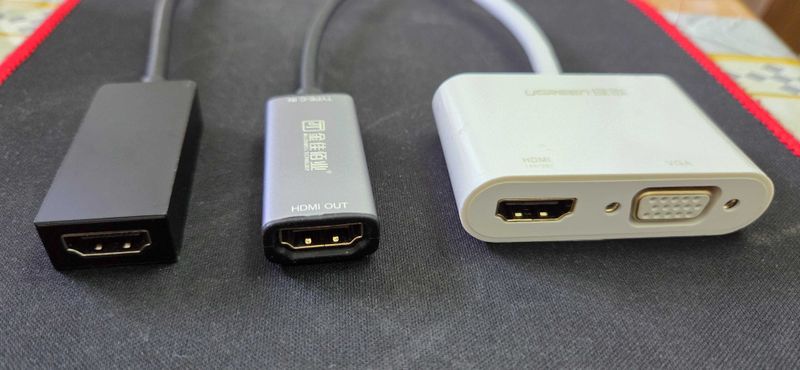 Адаптер для ПК type C / Mini DisplayPort to HDMI and VGA