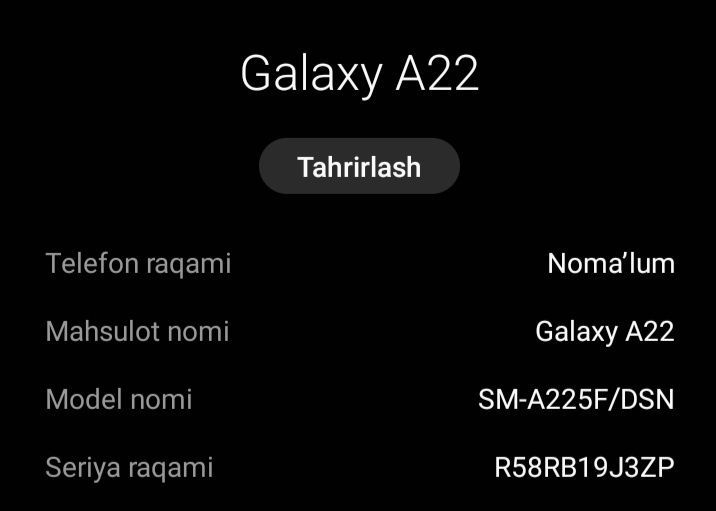 Galaxy A 22 samsung
