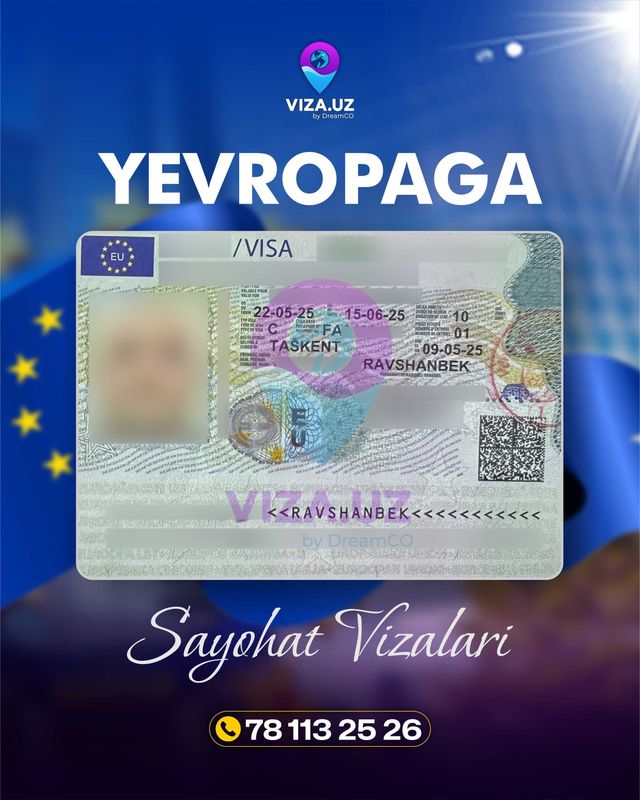Shengen Sayohat Vizasi Rasmiylashtirish Xizmati