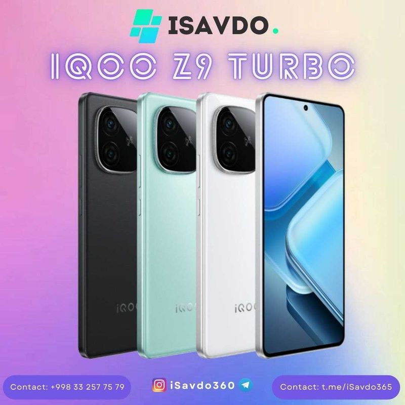 vivo iQOO Z9 Turbo (Oldindan to`lovsiz | Без предоплаты) (Рассрочка)