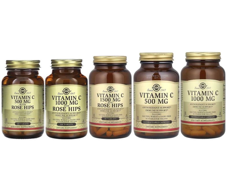 Solgar витамин C Vitamin C with Rose Hips Solgar витамин C Vitamin C with Rose Hips
