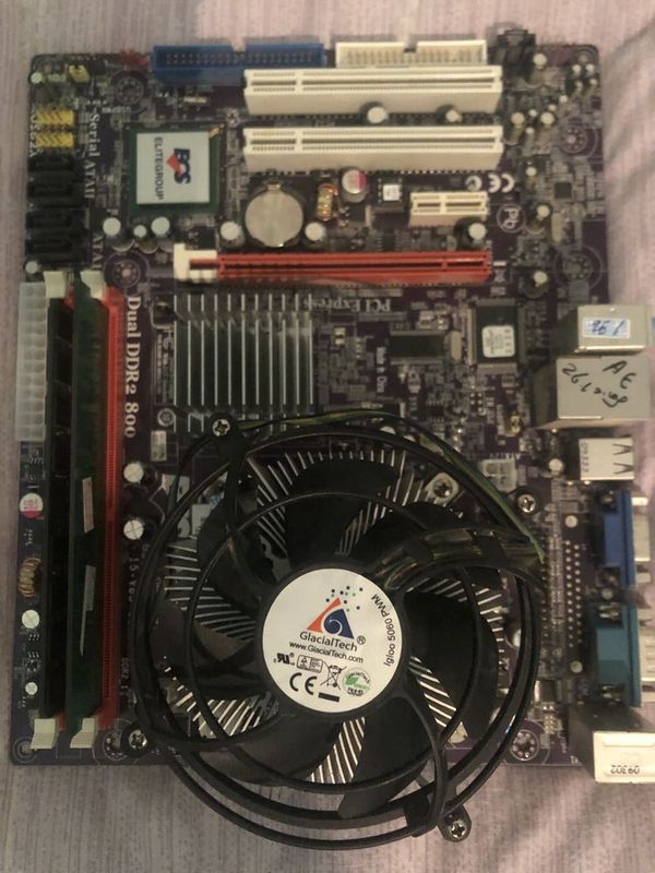 Материнский плата ДДР 2 DDR2 + HDD