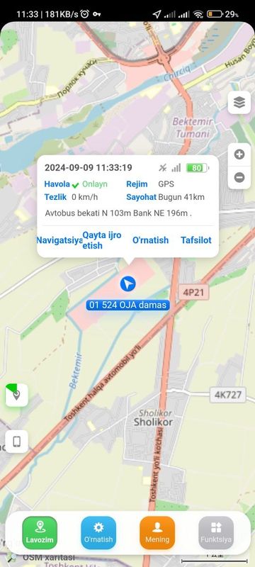 Onlayn gps VA ustanovka programma tekin