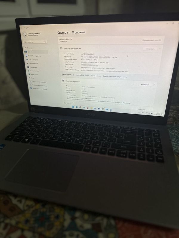 Ноутбук Acer aspire A515-56 Ноутбук Acer aspire A515-56