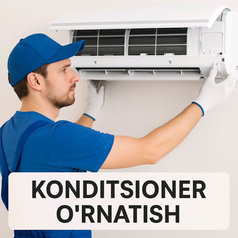 Konditsioner o'rnatish xizmati Konditsioner o'rnatish xizmati