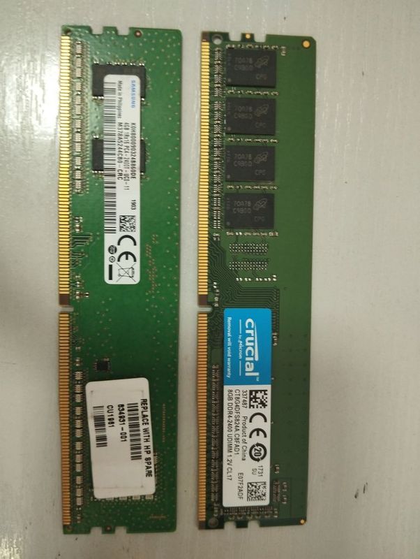 Оперативная память - Crucial DDR4 8GB (2400MHz)- Samsung 4GB (2400MHz) Оперативная память - Crucial DDR4 8GB (2400MHz)- Samsung 4GB (2400MHz)