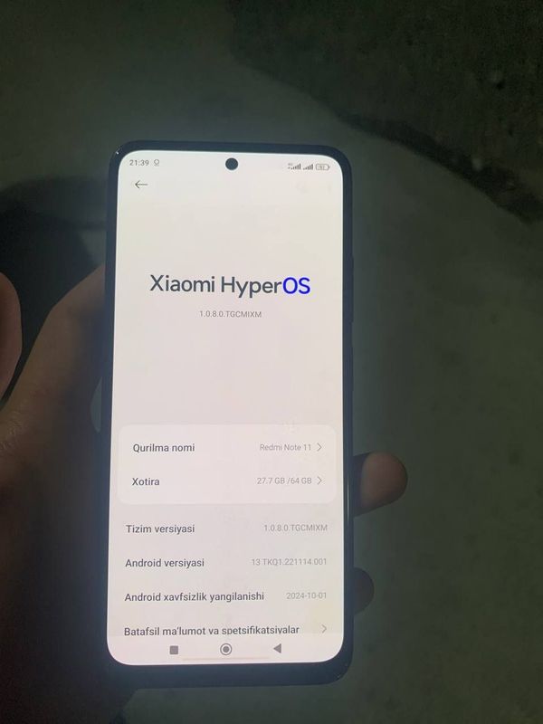Redmi note 11 sotiladi Redmi note 11 sotiladi