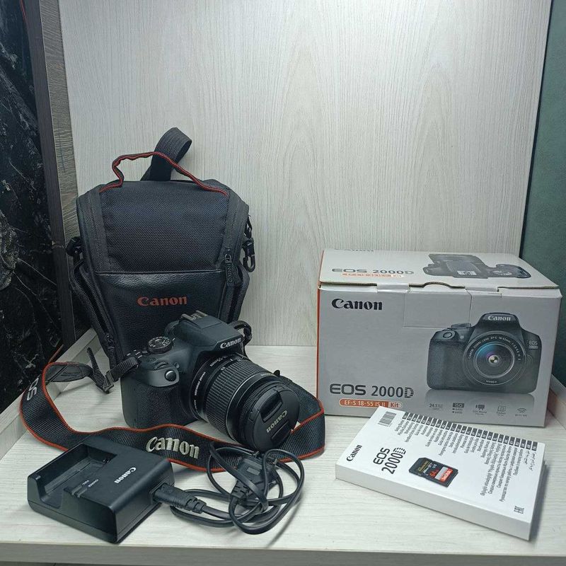 Canon EOS 2000 D EF-S 18-55 II Kit.