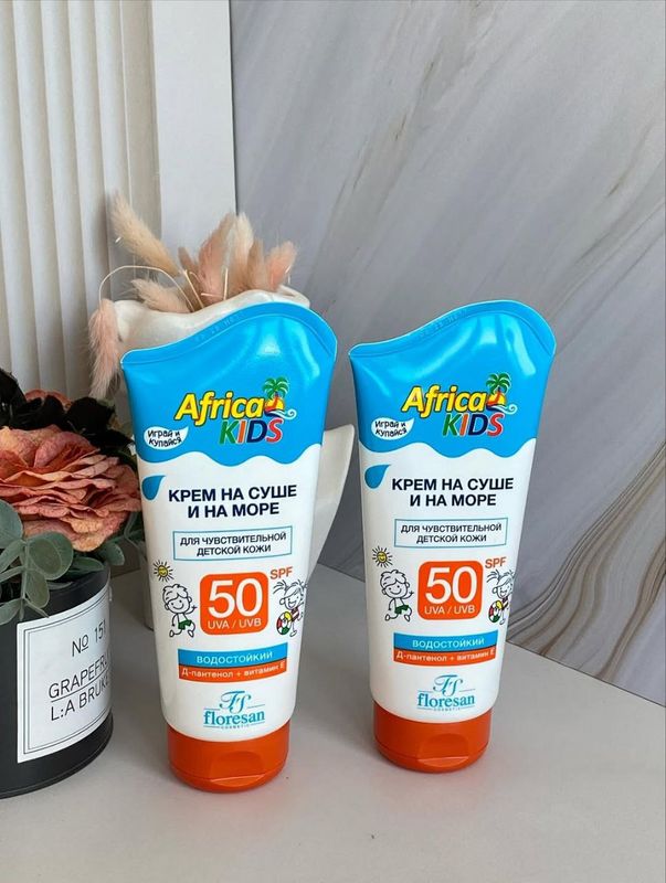 FLORESAN bolalar uchun quyoshdan himoya qiluvchi SPF 50 krem FLORESAN bolalar uchun quyoshdan himoya qiluvchi SPF 50 krem