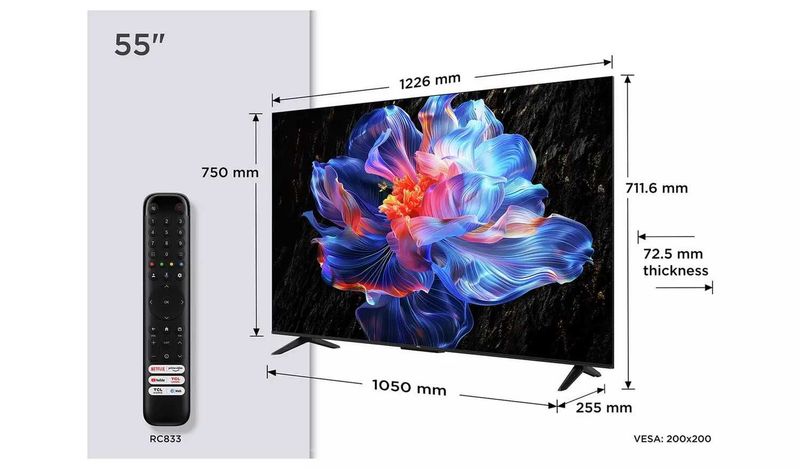 Телевизор TCL 55 New 2025 50% Скидки
