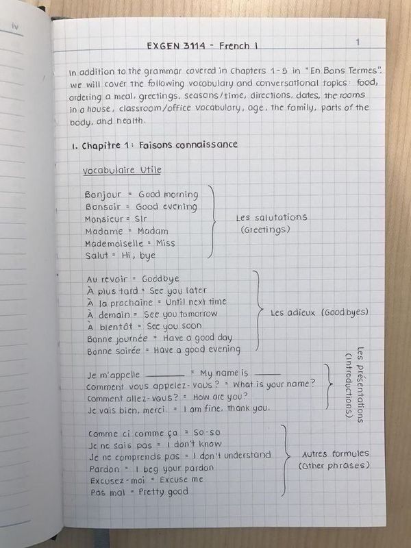 Конспекты и отработки от руки