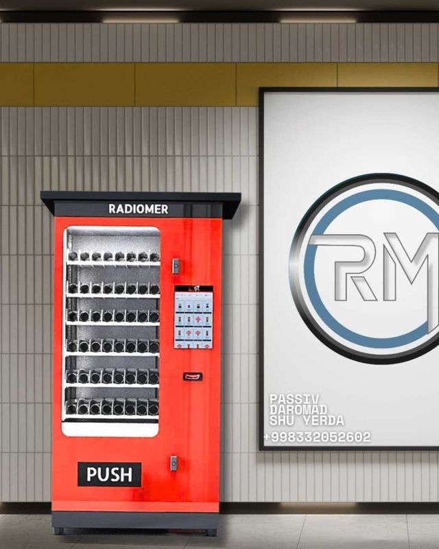 Zamonaviy Vending Avtomat Sotiladi – Ishga Tayyor Holatda
