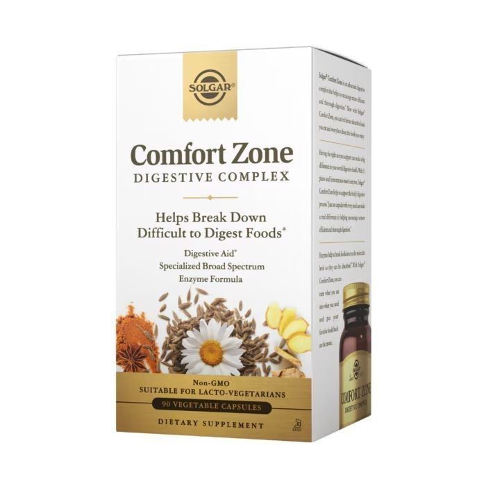 Ферменты для пищеварения 90капсул COMFORT ZONE Solgar Ферменты для пищеварения 90капсул COMFORT ZONE Solgar