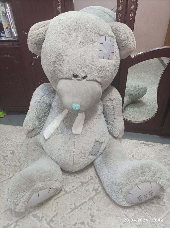 Teddy igrushka kottasi uyinchoq