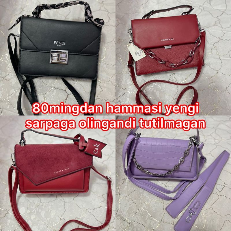 sumka yashil valentino i fendi sumkala 150 mingdan ular orginal
