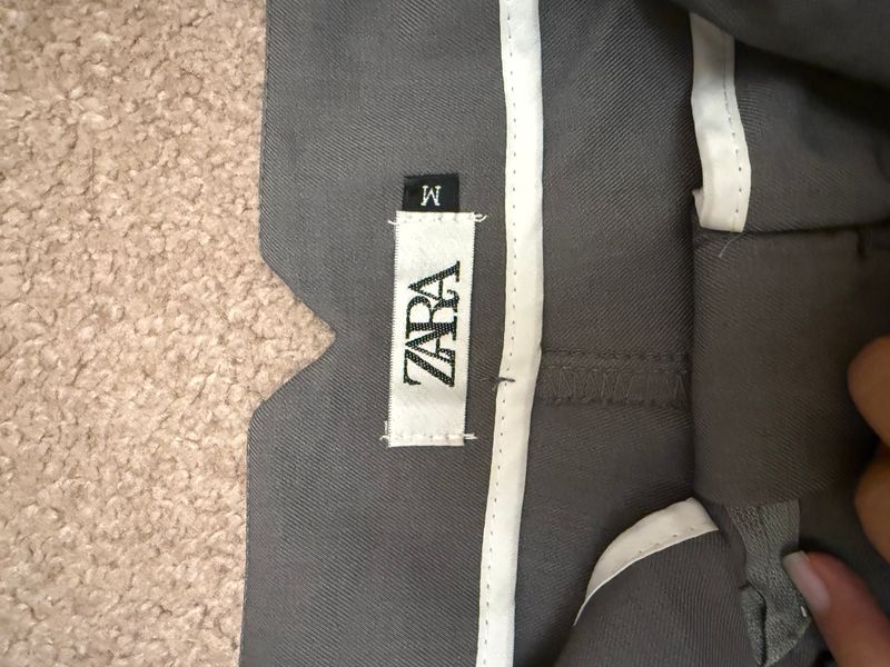 Серые классические брюки Zara Серые классические брюки Zara
