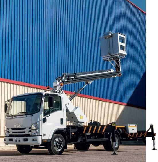 Спец. авто. телескопическая вышка ISUZU NPR 75 L-K COMFORT (18 метров) Спец. авто. телескопическая вышка ISUZU NPR 75 L-K COMFORT (18 метров)