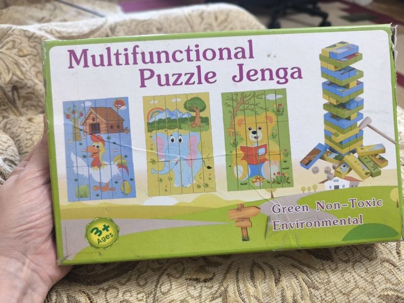 Настольная игра Пазл - Дженга Настольная игра Пазл - Дженга