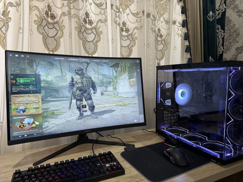 “Игровой компьютер с монитором RTX, i5, SSD” “Игровой компьютер с монитором RTX, i5, SSD”