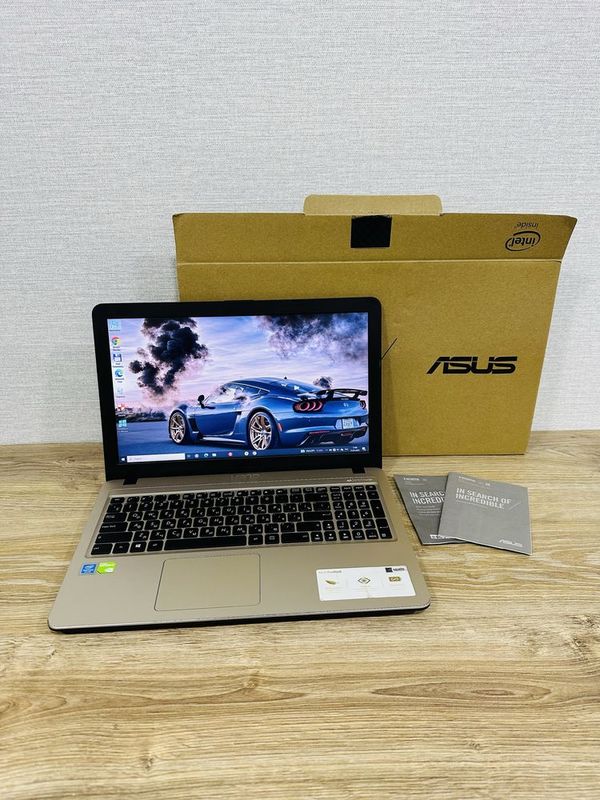 Мощный, Стильный ASUS 4 Ядерный с Видеокартой для Учебы, Офиса и Игр