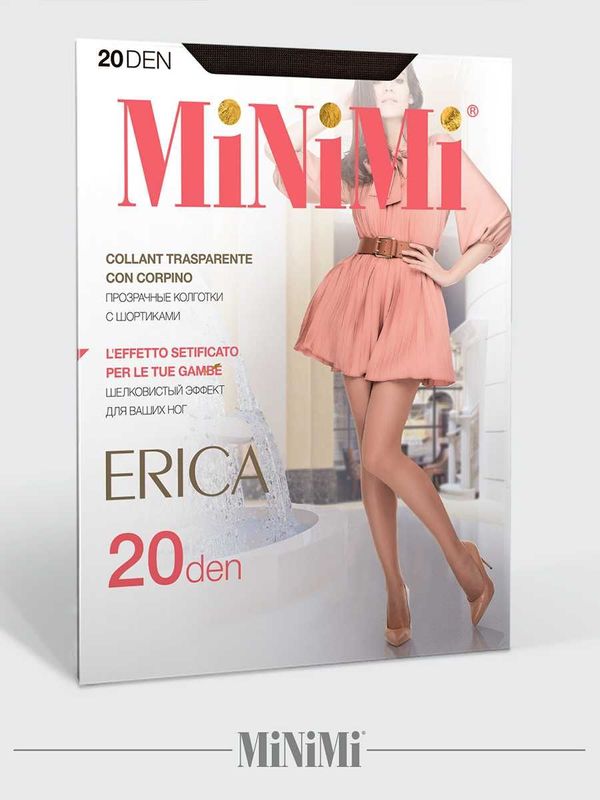 Женские колготки MiNiMi Erica 20 den Nero